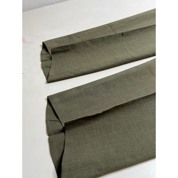 Vintage Military Dress Trousers Olive Green Straight Ideal Zipper KL Sayles 30 - Picture 13 of 15